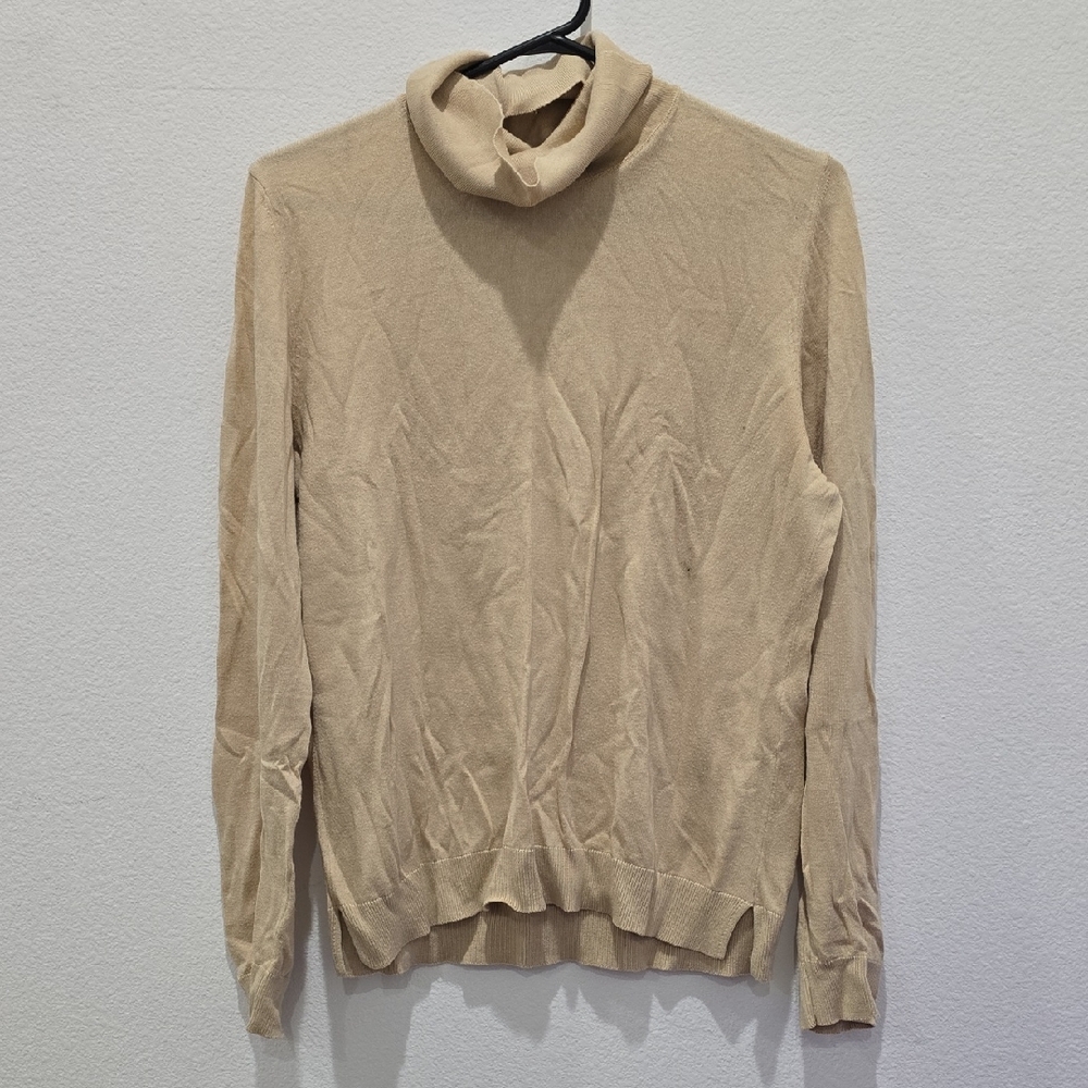 United Colors Of Benetton Beige Turtleneck Sweater